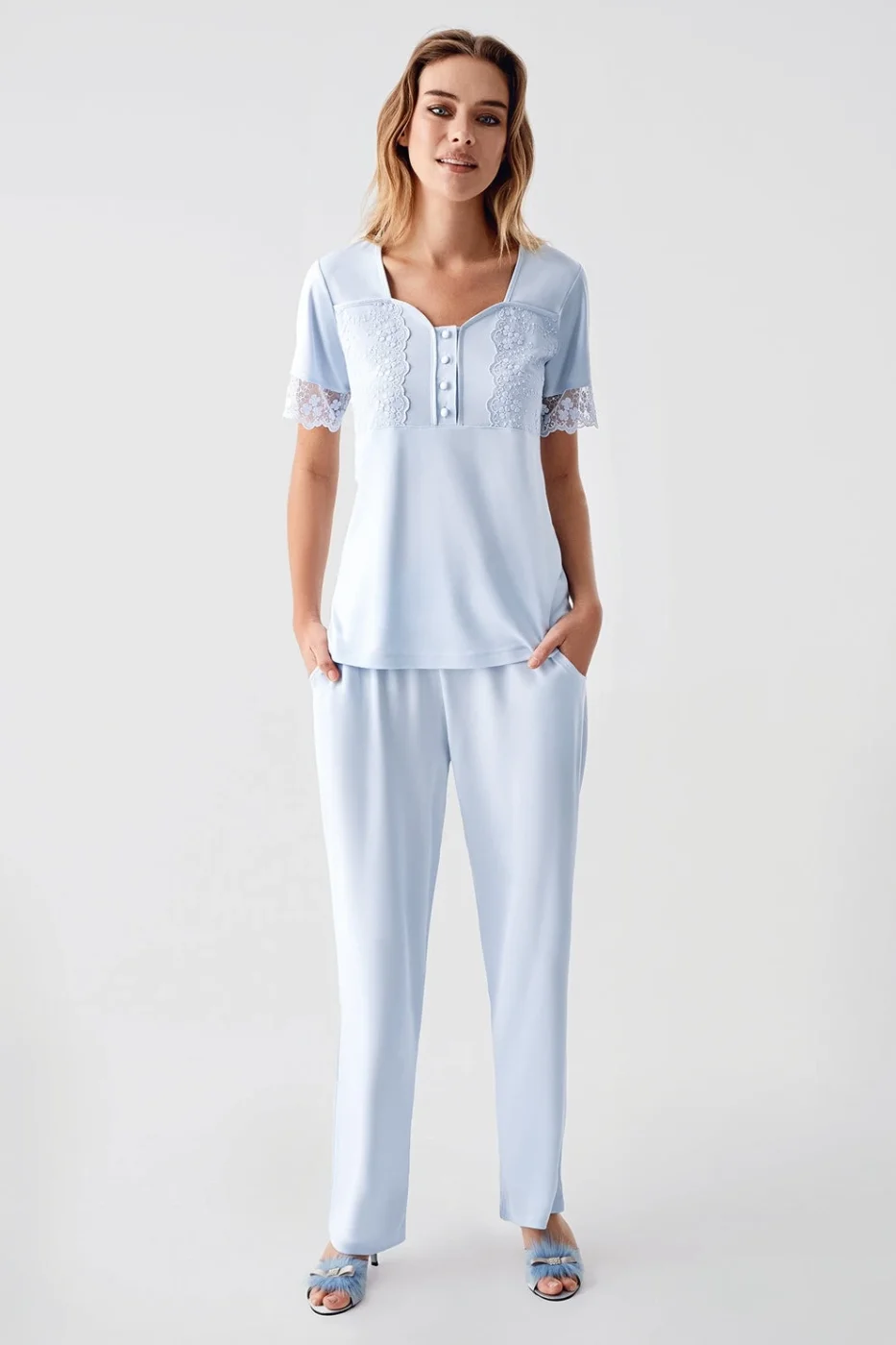 Freshness 321 Kadın Sabahlıklı Pijama Takımı görsel 2