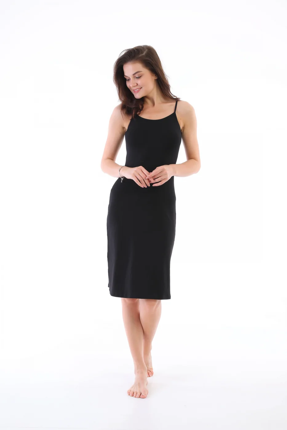 Freshness 3165 Kadın Modal Askılı Jüpon Kombinezon görsel 2