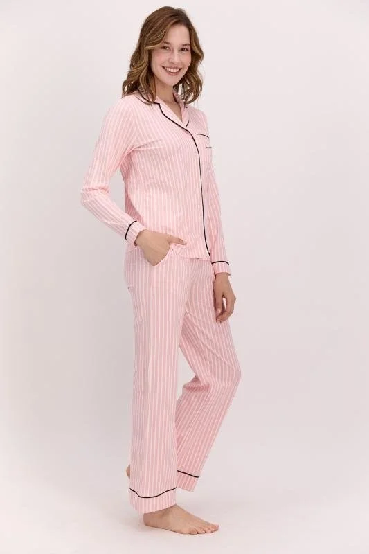 Pierre Cardin 8765-S Kadın Uzun Kol Pijama Takımı görsel 2
