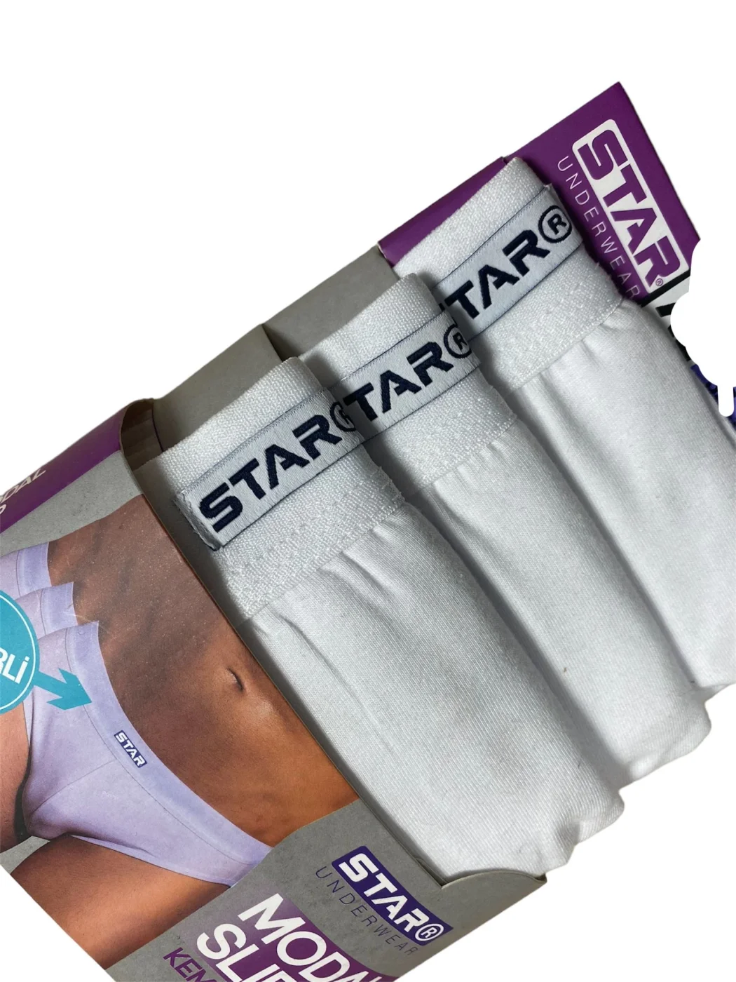 Star 109 Erkek 3'lü Modal Slip görsel 4