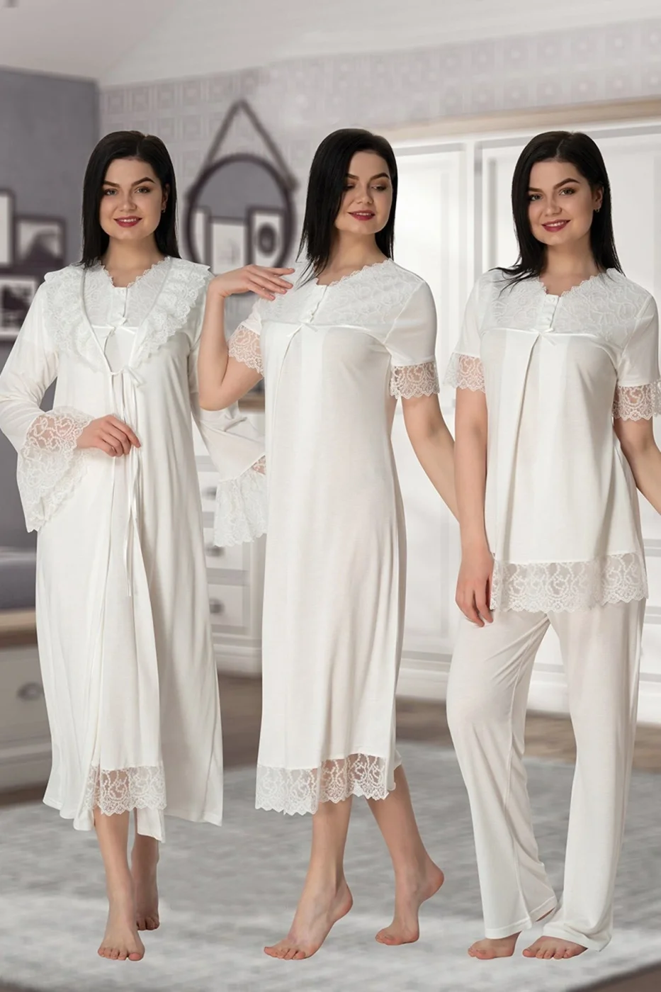 Effortt 5046 Sabahlıklı Lohusa Hamile 4'lü Set