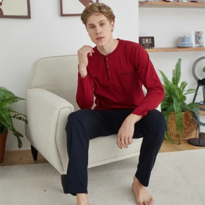 Kocabey 9250 Erkek Midi Yaka Pijama Takım