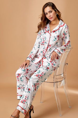 Nurteks 5654 Bayan Saten Pijama Takımı