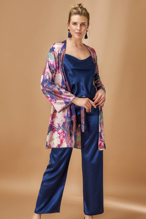 Nurteks 5951 Battal Sabahlıklı Pijama Takım