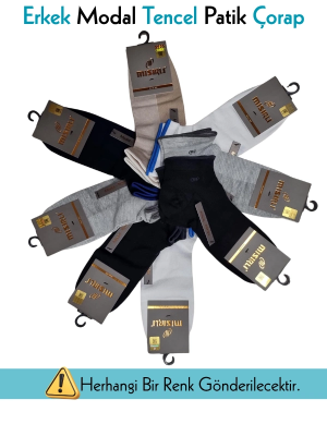 Mısırlı 61209 Erkek Modal Tencel Patik Çorap