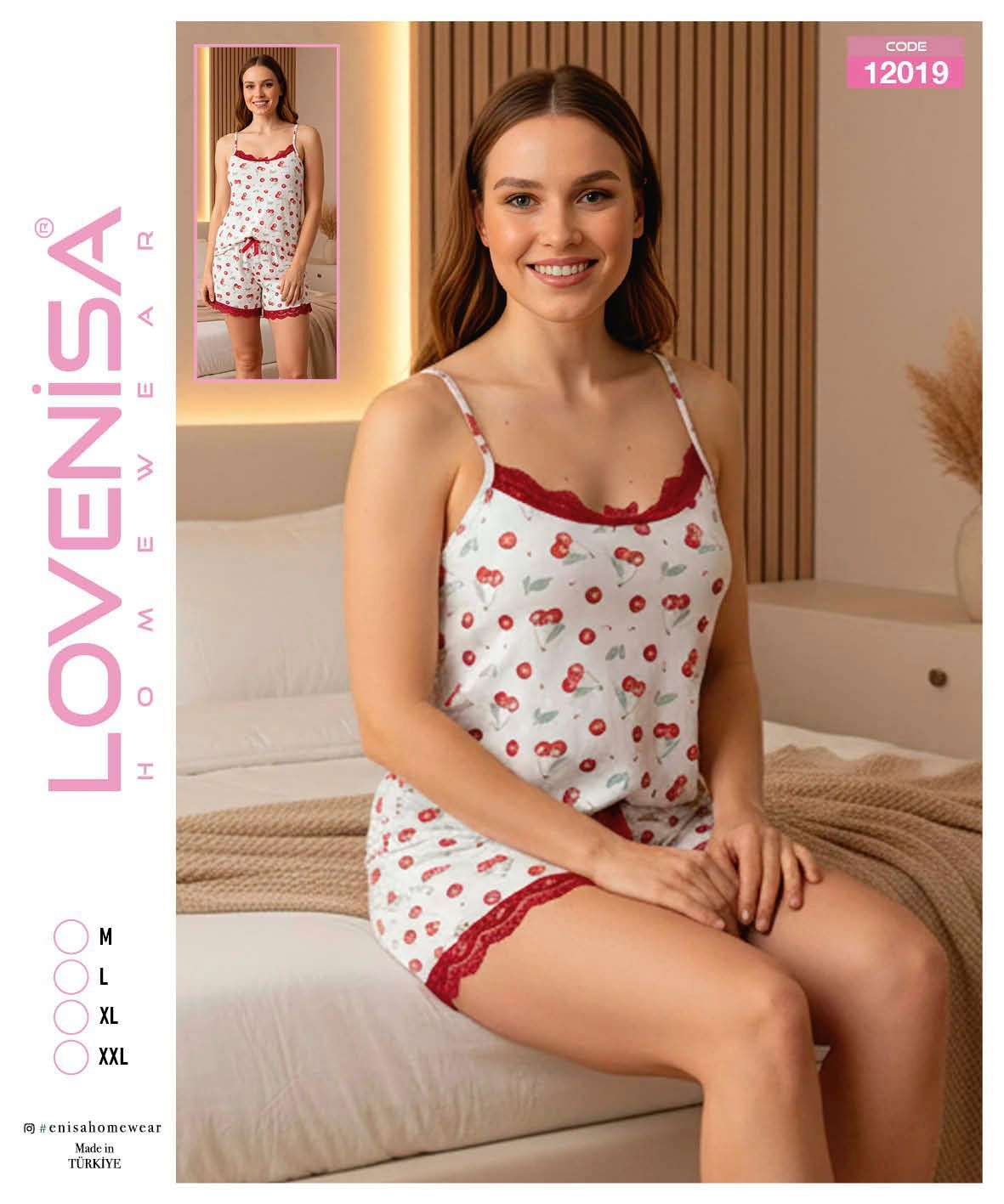 Lovenisa 12019 Kadın Şortlu Takım