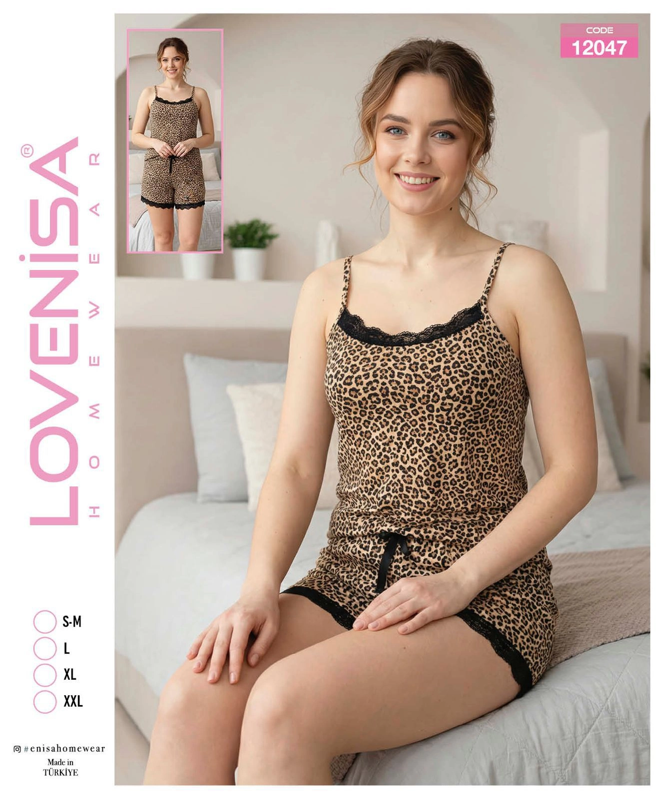 Lovenisa 12047 Kadın Şortlu Takım