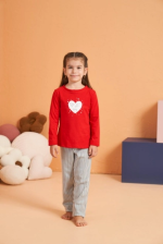Pjs 28063 Çocuk Sıfır Yaka Pijama Takımı