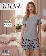 Boyraz ML-01927 Kadın Milan Kısa Kol Şortlu Takım