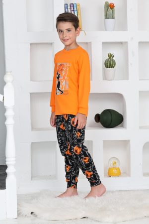 Kapitex 5153 Erkek Çocuk Uzun Kol Pijama Takımı