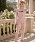Boyraz VF-02934 Kadın Waffle Kumaş Pijama Takımı